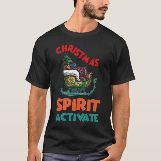 T-shirt Spirit de Noël Activer Chemise_Esprit de Noël (Devant)