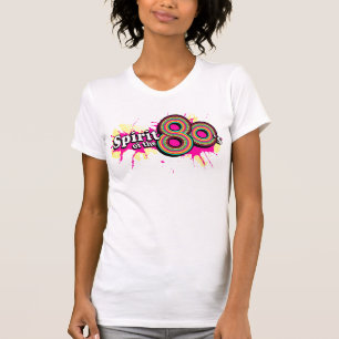 T-shirt "Spirit des années 80" tee-shirt femme multi-rose