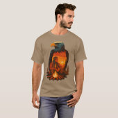 T-shirt Spirit of Freedom: The American Eagle (Devant entier)