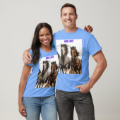 T-shirt 🔥 Spirits Gratuits Courez Wild Horseback Rider Te (Unisexe)