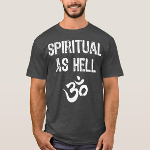 T-shirt Spirituel Comme Enfer Yoga Drôle cadeau Noël