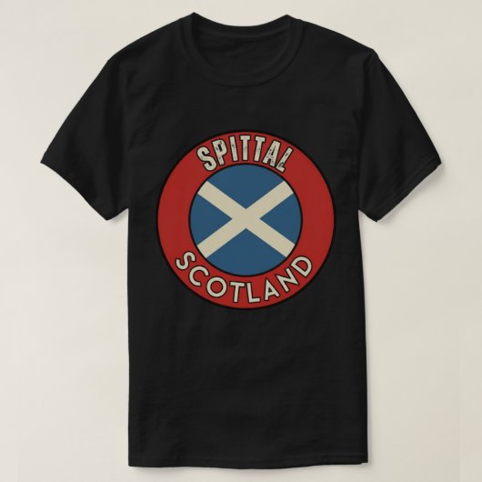 T-shirt Spittal, Écosse (Design devant)