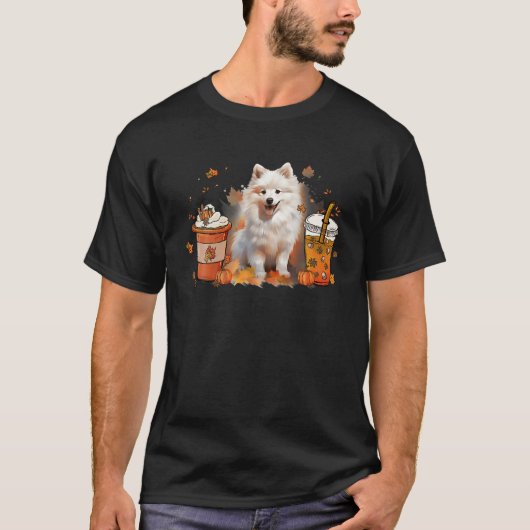 T-shirt Spitz Café allemand Chaud Cosy Automne Vibes d'aut (Devant)