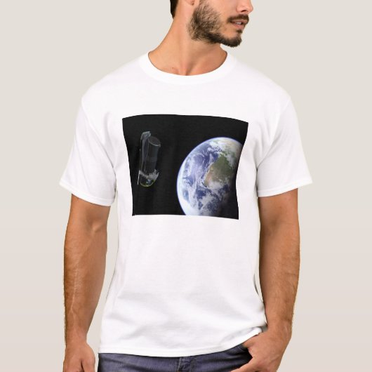 T-shirt Spitzer quitte la Terre peu après son lancement (Devant)