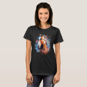 T-shirt Splash American Quarter Horse  Colorful (Devant entier)