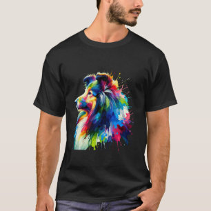 T-shirt Splash Art Berger des Shetland