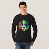 T-shirt Splash Art coloré Beagle chien (Devant entier)
