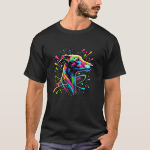 T-shirt Splash Art Lévrier Italien Lévrier Italien Ig