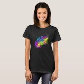 T-shirt Splash Art Poisson Pêche (Devant entier)