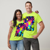 T-shirt Splash couleur vive (Unisexe)