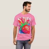 T-shirt Splash fraise (Devant entier)