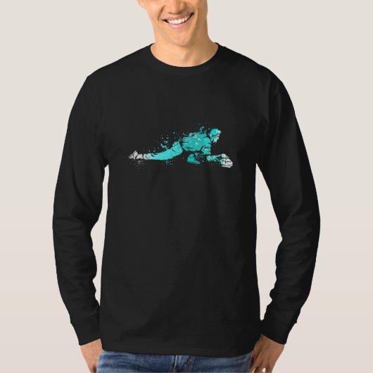 T-shirt Splash Wintersport Ice Curling (Devant)
