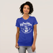 T-shirt SplashDog T de base bleu (Devant entier)