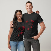 T-shirt Splatte de sang Mains sanglantes Effrayant Design  (Unisexe)