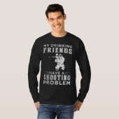 T-shirt Splatter & Spirits : Mes Amis de Boisson et leurs (Devant entier)