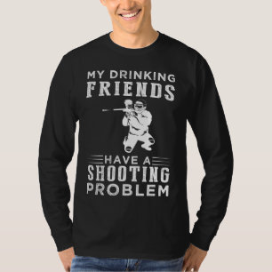 T-shirt Splatter & Spirits : Mes Amis de Boisson et leurs