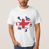 T-shirt Splatter Union Jack (Devant)