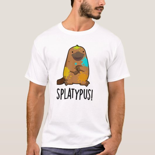 T-shirt Splatypus drôle Animal Platypus Pun (Devant)