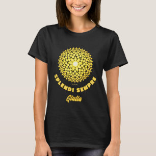 T-shirt Splendi Sempre Bright Sun Mandala Géométrique