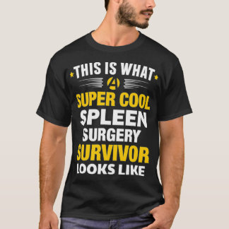 T-shirt Splenectomie Survivor Se Bien Bientôt Splenectomie
