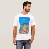 T-shirt Split, Croatie - Ville côtière (Devant entier)