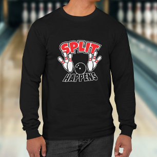 T-shirt Split Happens Bowling