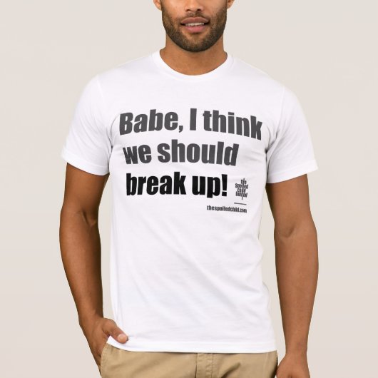 T Shirt splitsen (Voorkant)