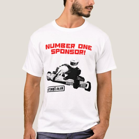 T-shirt Sponsor du numéro 1 (Devant)