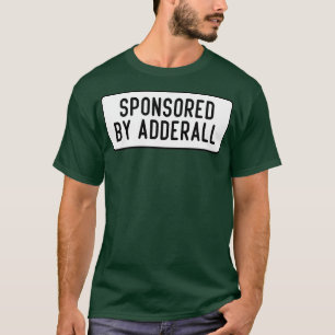 T-shirt sponsorisé par Adderall