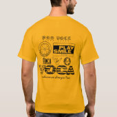 T-shirt Sponsors oranges de Comerica w/back (Dos)