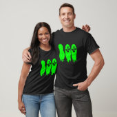 T-shirt Spookiness Simplifiée : Le "BOO" vert classique (Unisexe)