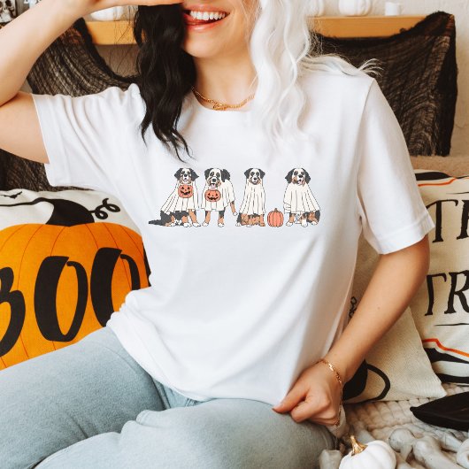 T-shirt Spooktacular Bernese Mountain Dogs Halloween Shirt