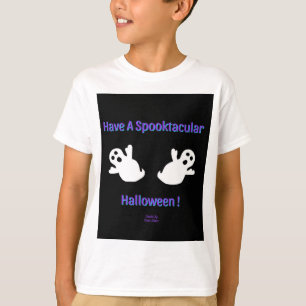 T-shirt Spooktacular Ghosts Boys White Basic T Shirt