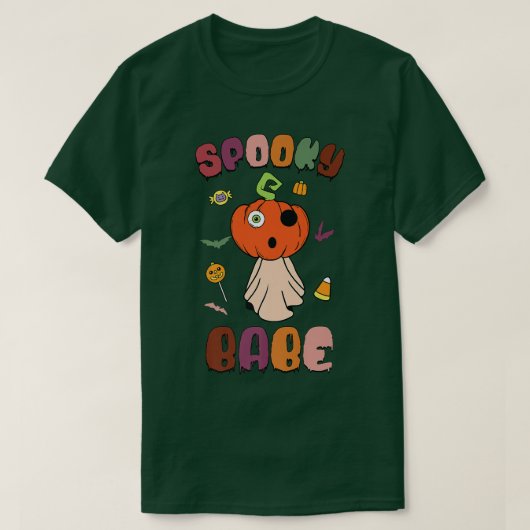 T-shirt Spooky Babe (Design devant)