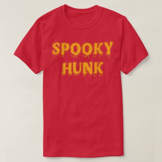 T-shirt Spooky Babe Spooky Hunk Funny Matching Couples Hal (Design devant)