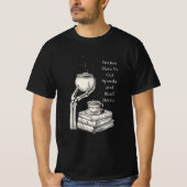 T-shirt Spooky & Books: Witchy Skeleton Hand Cauldron (Devant)
