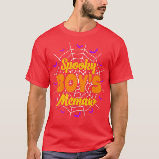 T-shirt Spooky Boy's Memaw Mom Spooky Halloween Costume 15