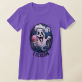 T-shirt Spooky Chef Ghost Ice Cream Halloween Funny women (Poser)