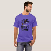 T-shirt Spooky Coffee retro (Devant entier)