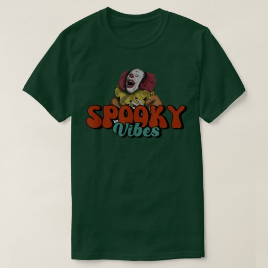 T-shirt Spooky Scary Clown (Design devant)