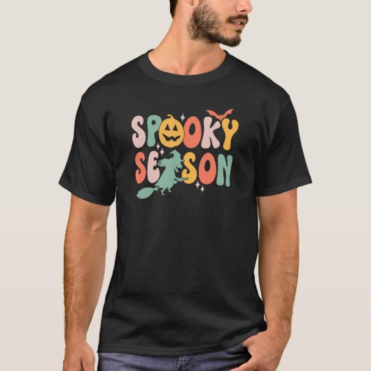 T-shirt Spooky Season 70s Hippie (Devant)