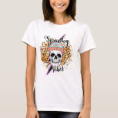 T-shirt Spooky Vibes Leopard Halloween  (Devant)