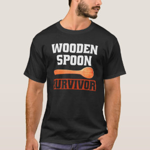 T-shirt Spoon En Bois Survivant Tee Drapeau Italien Pour F