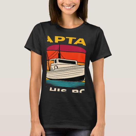 T-shirt Sport Bateau de course Propriétaire de bateau Capi (Devant)