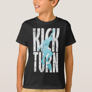 T-shirt Sport de kickturn en skateboard