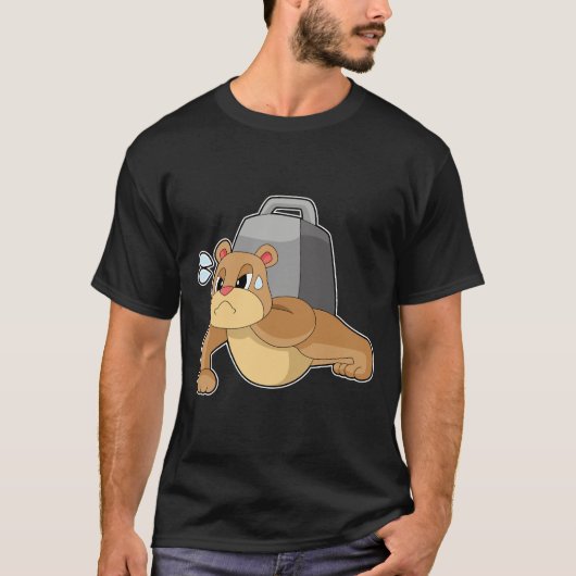 T-shirt Sport de remise en forme de l'ours (Devant)