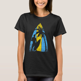 T-shirt Sport de surf sur l'eau de l'océan Surfeur Planche