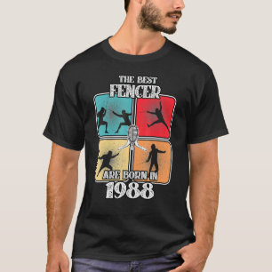 T-shirt Sport d'escrime de Fencer âgé de 34 ans 1988 34e a