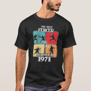 T-shirt Sport d'escrime Fencer 51 ans 1971 51e anniversair