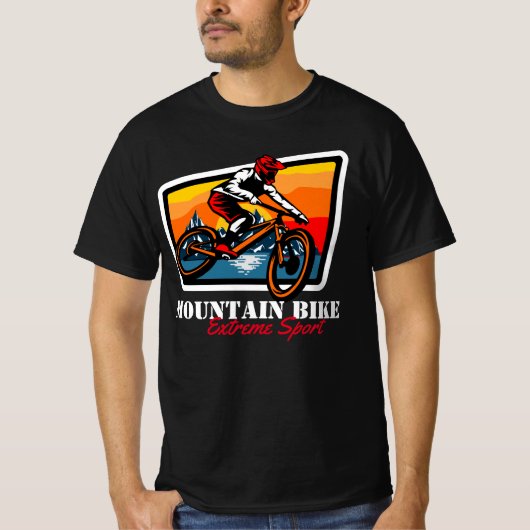 t-shirt sport extrême VTT (Devant)